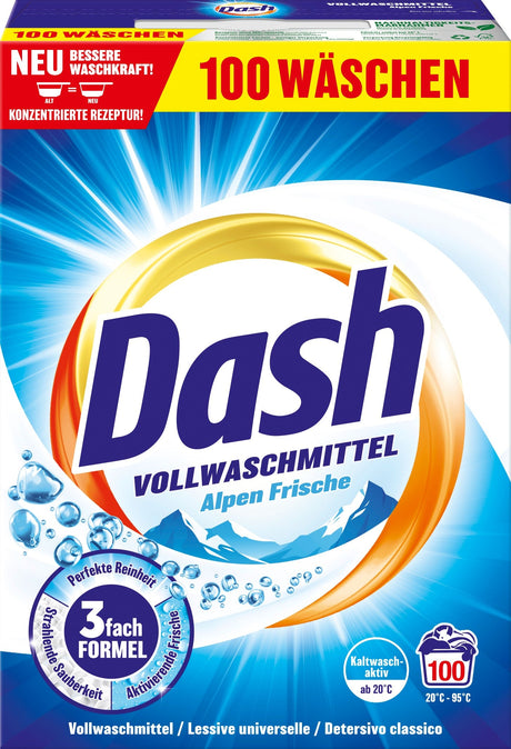 Produkt DASH Proszek do prania DASH Alpen Frische 100 prań 5kg 004864