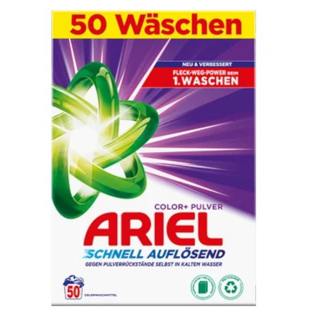 Produkt ARIEL Proszki do prania Proszek do prania ARIEL Color 50 Prań 3kg 004528