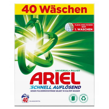 Produkt ARIEL Proszki do prania Proszek do prania ARIEL Universal+ do białego 40 prań 2,4kg 004196
