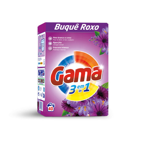 Produkt GAMA Proszki do prania Proszek do prania GAMA Universal Mix Buque Roxo, Floral 40 prań 2x 2,2 kg Z00967
