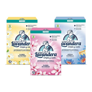 Produkt LAVANDERA Proszki do prania Proszek do prania LAVANDERA Mix zapachów 3x 4,675kg Z00971