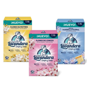 Produkt LAVANDERA Proszki do prania Proszek do prania LAVANDERA Mix zapachów 3x 4,675kg Z00971