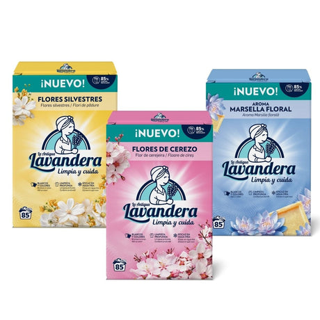 Produkt LAVANDERA Proszki do prania Proszek do prania LAVANDERA Mix zapachów 3x 4,675kg Z00971