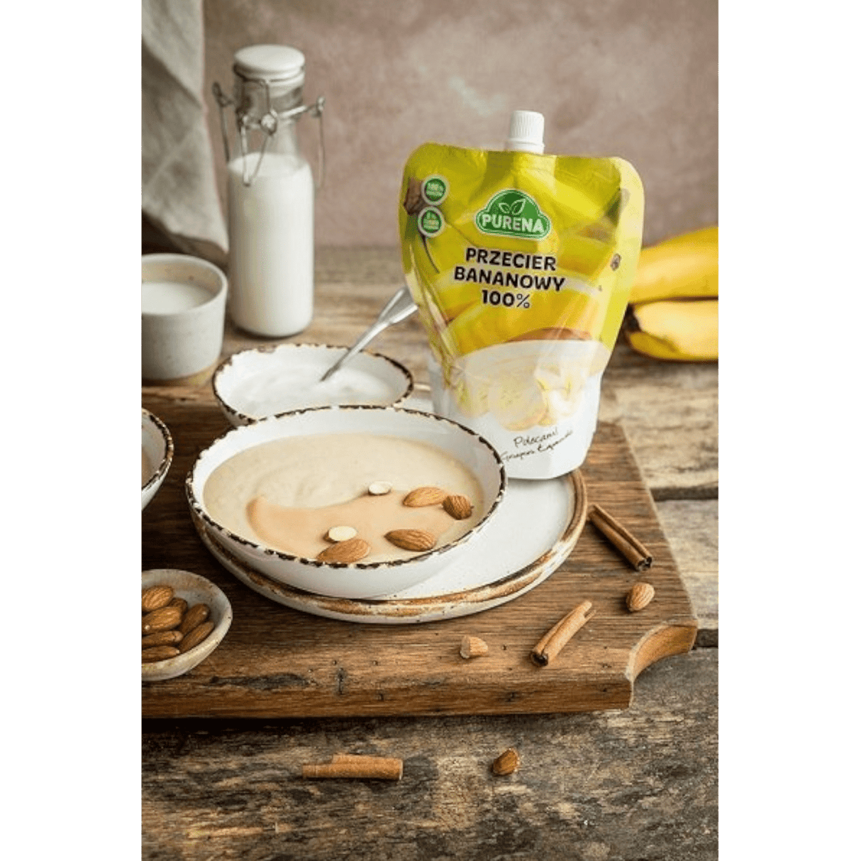 Produkt PURENA Przecier Przecier bananowy 100% PURENA Mus owocowy 1 kg 003319