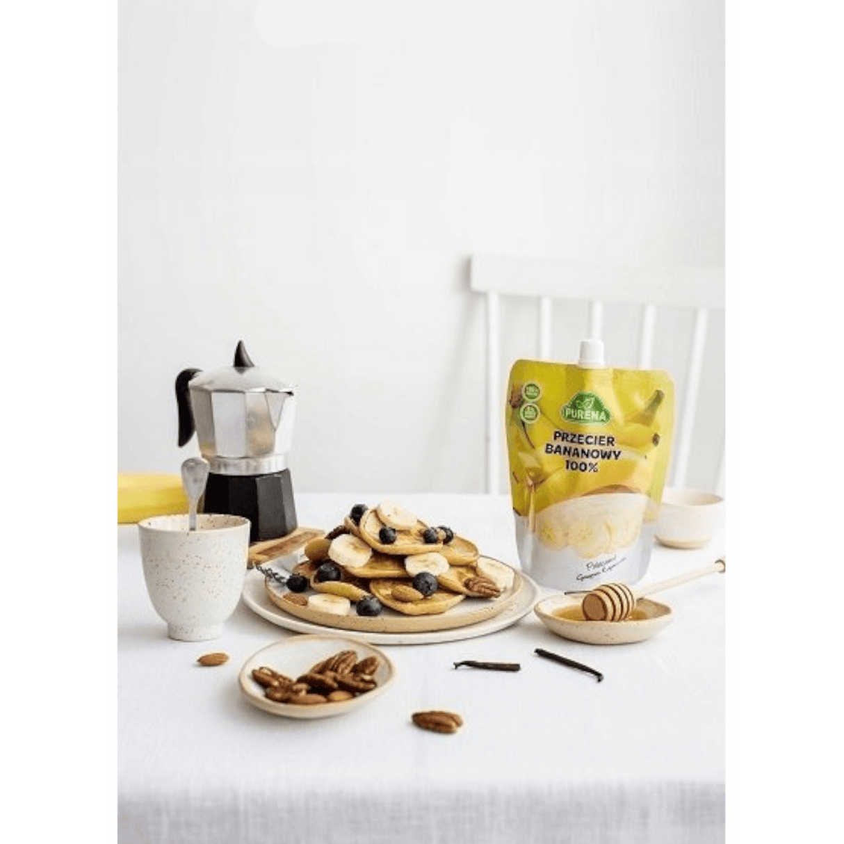 Produkt PURENA Przecier Przecier bananowy 100% PURENA Mus owocowy 1 kg 003319