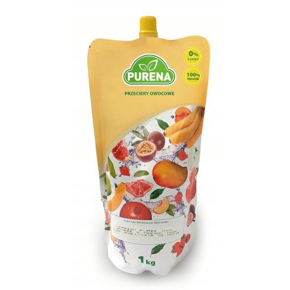 Produkt PURENA Przecier Przecier brzoskwiniowy 100% PURENA Mus owocowy 1 kg 003320