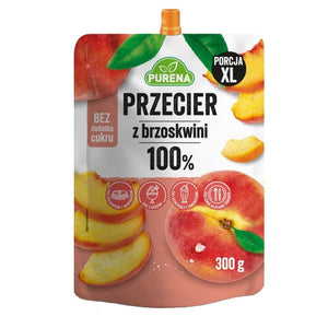 Produkt PURENA Przecier Przecier brzoskwiniowy 100% PURENA Mus owocowy 300g 004280