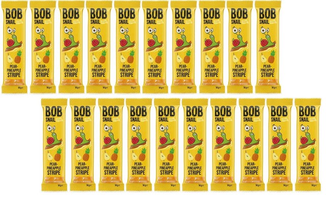 Produkt BOB SNAIL Przekąska 20x BOB SNAIL 14g Gruszka Ananas Przekąska K_001968_20
