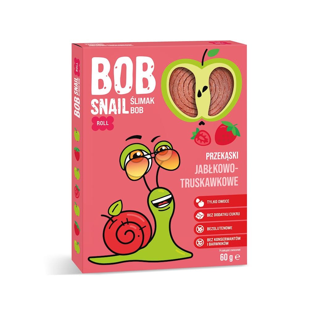 Produkt BOB SNAIL Przekąska Zdrowa przekąska BOB SNAIL ROLL Mix smaków 12x 60g + 4x gratis Z00128