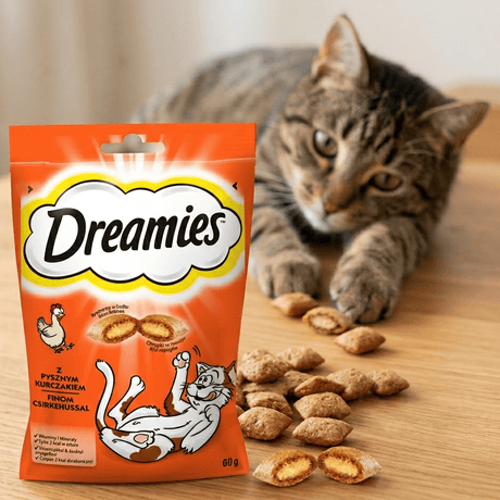 Produkt DREAMIES Przysmak dla kota DREAMIES  z kurczakiem 60 g 009582
