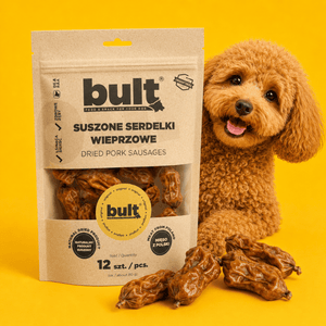 Produkt BULT Przysmak dla psa serdelki z wieprzowiną BULT 12szt 005671