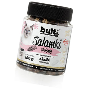 Produkt BULT Przysmaki dla Kota Przysmak dla kota BULT Salamki wołowe 150g 005676
