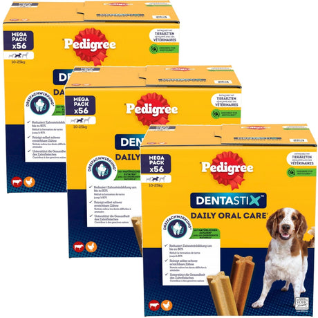Produkt PEDIGREE Przysmaki dla psa 3x Przysmak dla psa PEDIGREE DentaStix średnie rasy 56szt (8x180g) K_034541_3
