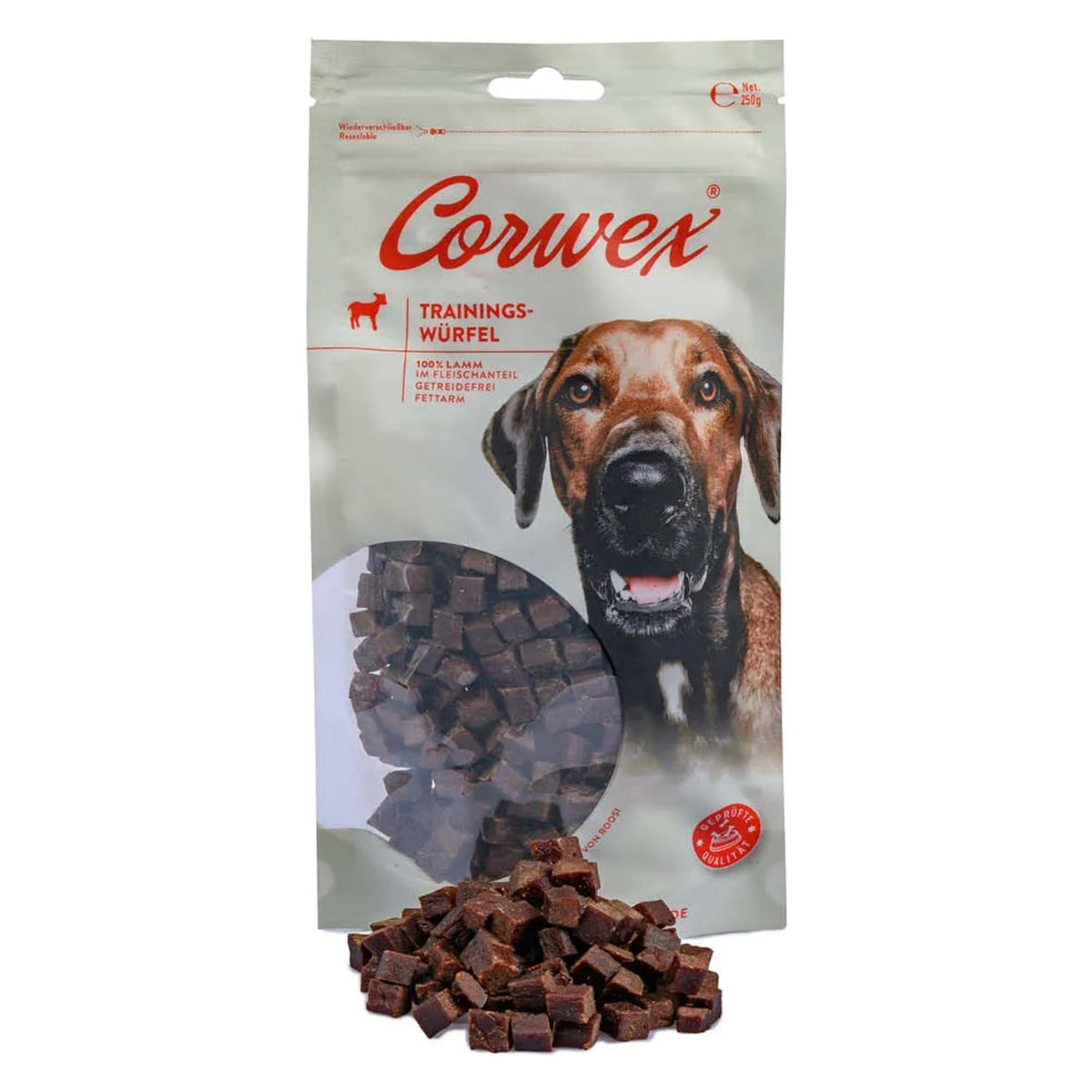 Produkt CORWEX Przysmaki dla psa CORWEX Premium Kostki Treningowe z Jagnięciną Przysmak dla Psa 250g 006456
