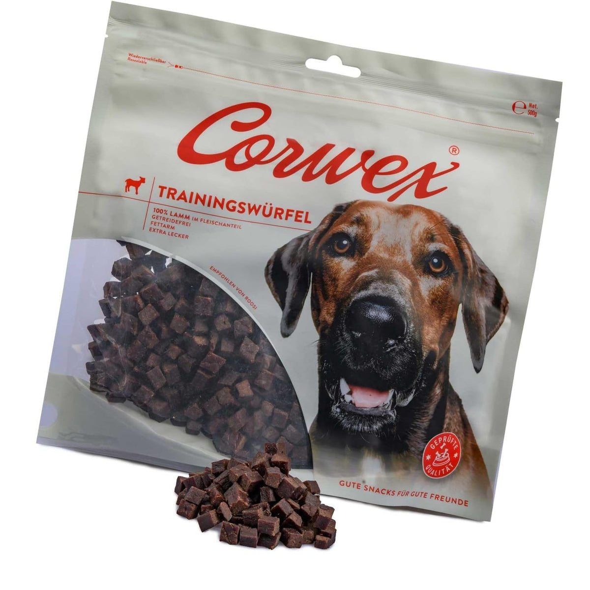 Produkt CORWEX Przysmaki dla psa CORWEX Premium Kostki Treningowe z Jagnięciną Przysmak dla Psa 500g 006447
