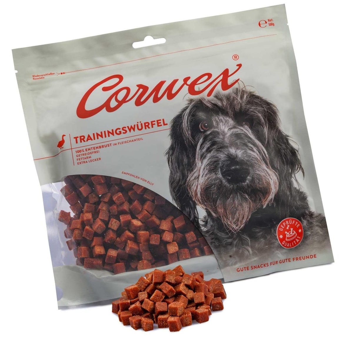 Produkt CORWEX Przysmaki dla psa CORWEX Premium Kostki Treningowe z Kaczką Przysmak dla Psa 500g 006444