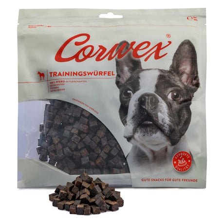 Produkt CORWEX Przysmaki dla psa CORWEX Premium Kostki Treningowe z Koniną Przysmak dla Psa 500g 006448