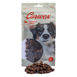 Produkt CORWEX Przysmaki dla psa CORWEX Premium Kostki Treningowe z Wołowiną Przysmak dla Psa 250g 006455