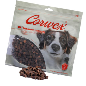 Produkt CORWEX Przysmaki dla psa CORWEX Premium Kostki Treningowe z Wołowiną Przysmak dla Psa 500g 006446