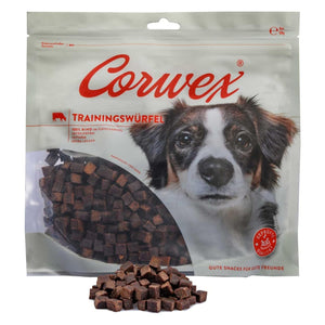 Produkt CORWEX Przysmaki dla psa CORWEX Premium Kostki Treningowe z Wołowiną Przysmak dla Psa 500g 006446