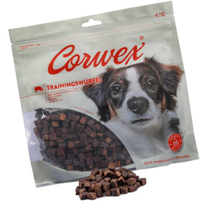 Produkt CORWEX Przysmaki dla psa CORWEX Premium Kostki Treningowe z Wołowiną Przysmak dla Psa 500g 006446