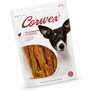 Produkt CORWEX Przysmaki dla psa CORWEX Premium Paski z Piersi Kurczaka Przysmak dla Psa 250g 006451