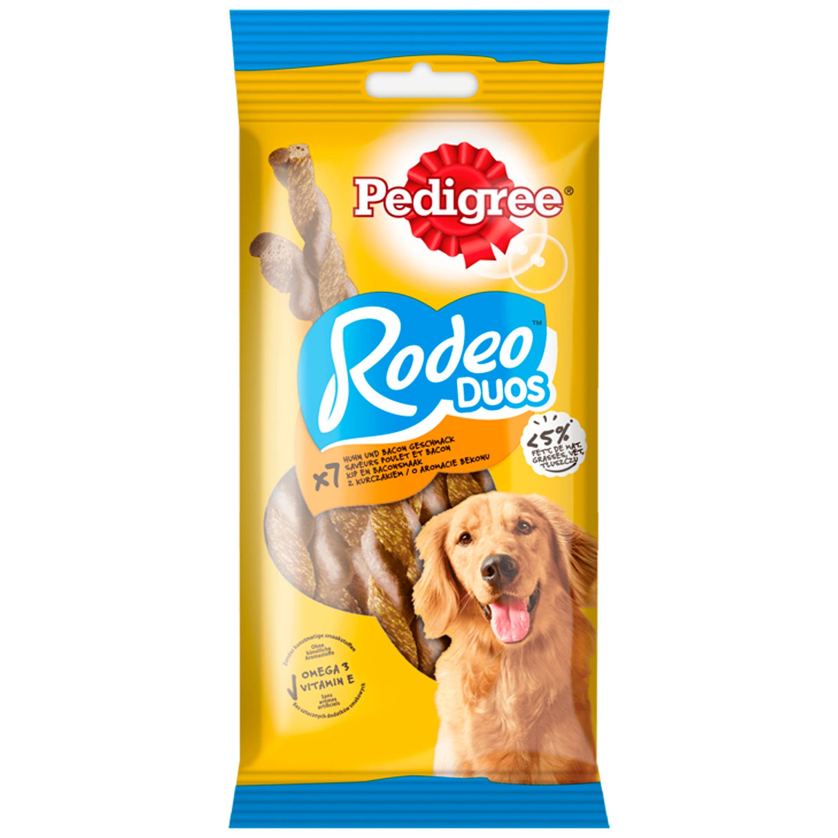 Produkt PEDIGREE Przysmaki dla psa Przysmaki dla psa PEDIGREE Rodeo Duos Bekon i Kurczak 123g 003953