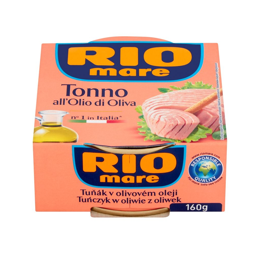 Produkt Rio Mare Ryby Tuńczyk w oliwie z oliwek RIO MARE puszka 160g 015905