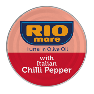 Produkt Rio Mare Ryby Tuńczyk w oliwie z oliwek z papryką chili RIO MARE puszka 120g 004868