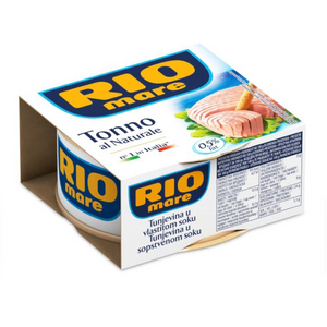 Produkt Rio Mare Ryby Tuńczyk w sosie własnym RIO MARE Natura 160g 015906