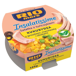 Produkt Rio Mare Sałatka z kukurydzą i tuńczykiem RIO MARE puszka 160g 015908