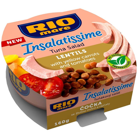 Produkt Rio Mare Sałatka z soczewicą i tuńczykiem RIO MARE puszka 160g 004992