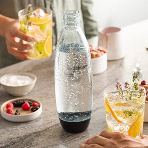 Produkt SodaStream Saturatory Zestaw butelek do saturatora SODASTREAM Fuse czarne - butelka 2x 1l 005001