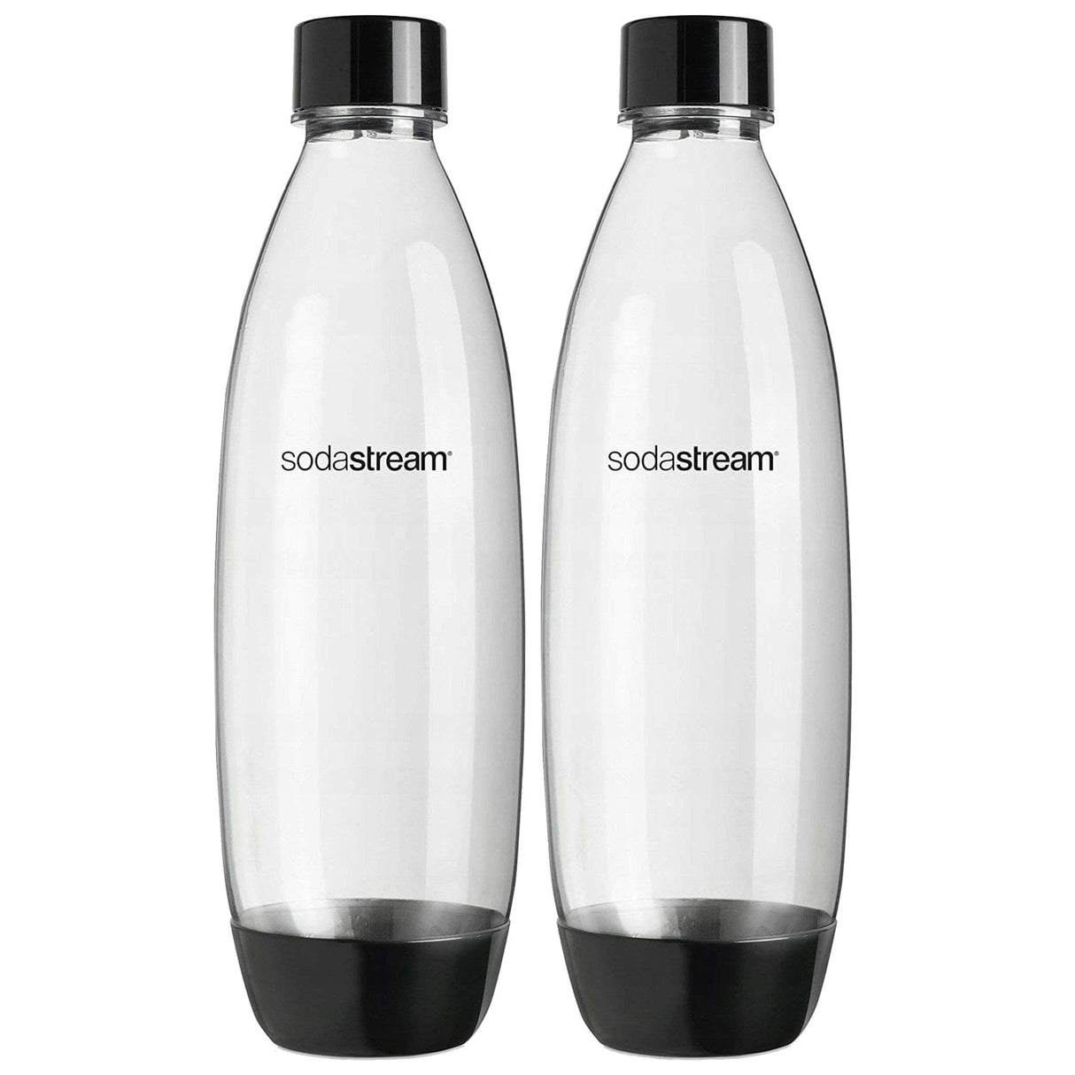 Produkt SodaStream Saturatory Zestaw butelek do saturatora SODASTREAM Fuse czarne - butelka 2x 1l 005001