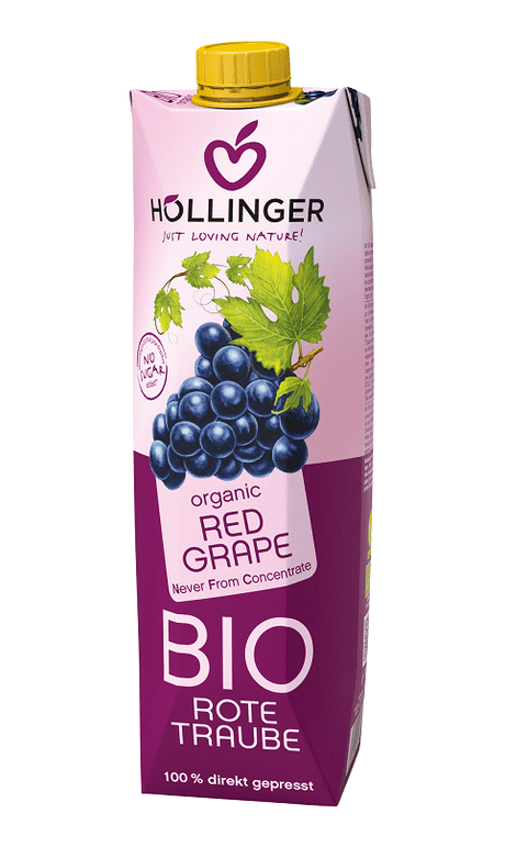 Produkt HOLLINGER (soki, nektary, napoje, syropy) SOK Z CZERWONYCH WINOGRON NFC BIO 1 L - HOLLINGER 9120008990118
