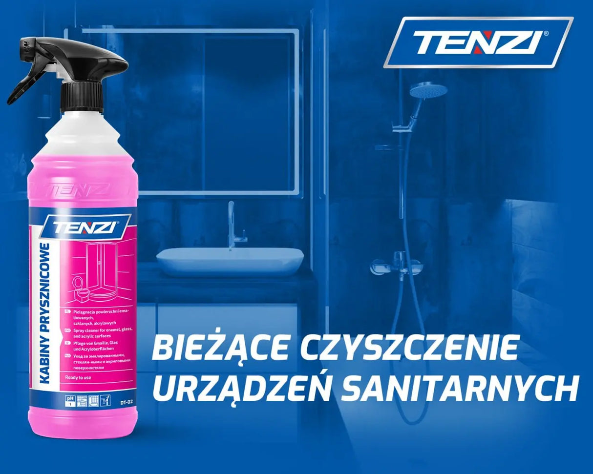 Produkt TENZI Środki do Kabin Prysznicowych Płyn do mycia kabin prysznicowych łazienek TENZI 1l 004433