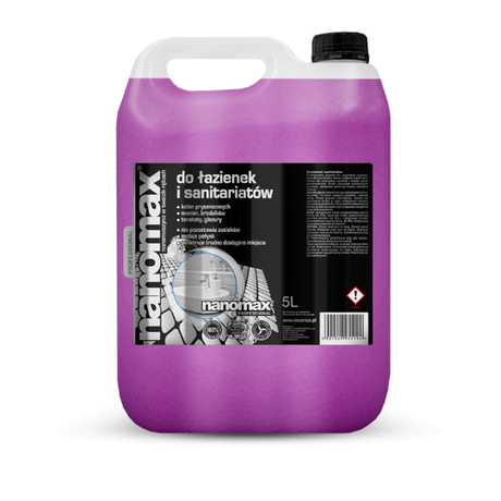 Produkt NANOMAX Środki do łazienki Płyn do czyszczenia łazienek i sanitariów NANOMAX 5l 052696