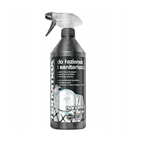 Produkt NANOMAX Środki do łazienki Płyn do czyszczenia łazienek i sanitariów NANOMAX Atomizer 500ml 025240