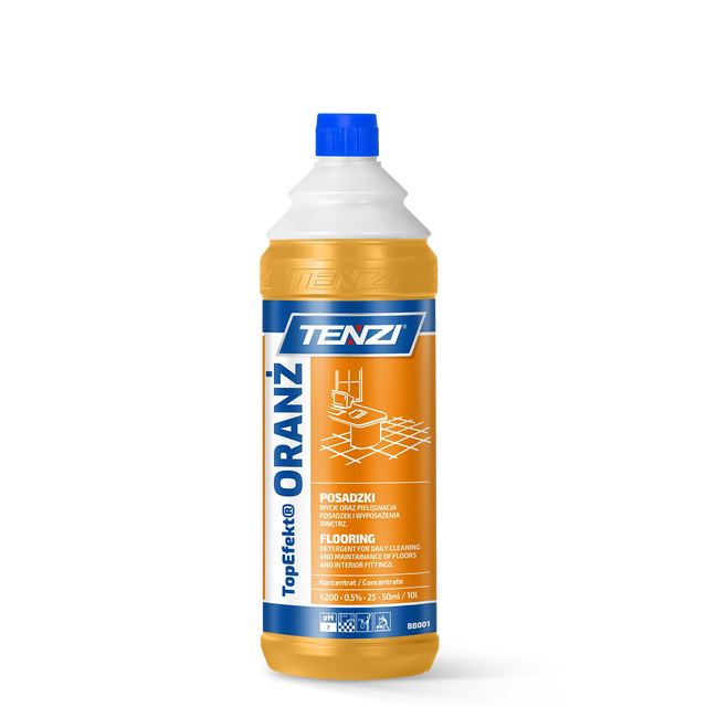 Produkt TENZI Środki do podłóg Płyn do mycia podłóg TENZI TopEfekt Oranż 1l 004440