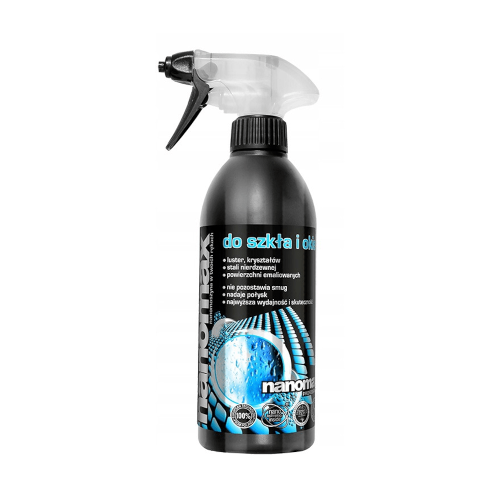 Produkt NANOMAX Środki do szyb Płyn do mycia szkła i okien z atomizerem NANOMAX 500ml 021101