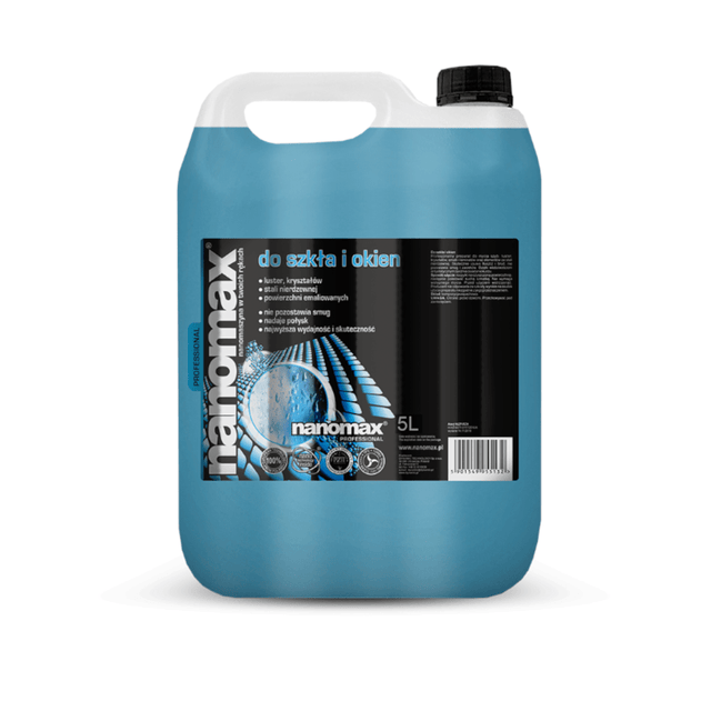 Produkt NANOMAX Środki do szyb Płyn do mycia szyb, okien, szkła i luster NANOMAX Professional 5l 052694