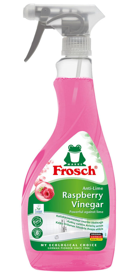 Produkt FROSCH Środki uniwersalne Odkamieniacz FROSCH Raspberry spray na bazie octu malinowego 500ml 002542
