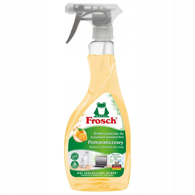 Produkt FROSCH Środki uniwersalne Środek do czyszczenia FROSCH Orange Spray do wszystkich powierzchni 500ml 036473