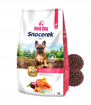 Produkt WHISKAS Sucha karma dla psa GOLD DOG Snocerek  Beef & Salmon Karma dla psa 5 kg 005643