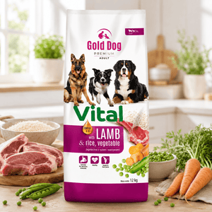 Produkt GOLD DOG Sucha karma dla psa Karma dla psa GOLD DOG Vital Lamb Rice & Vegetables  12kg 005654