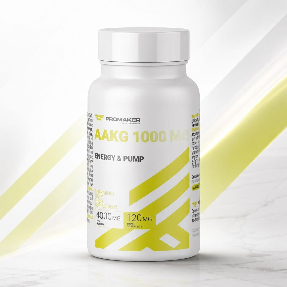 Produkt PROMAKER Suplement diety PROMAKER aakg 1000mg 120szt 006031