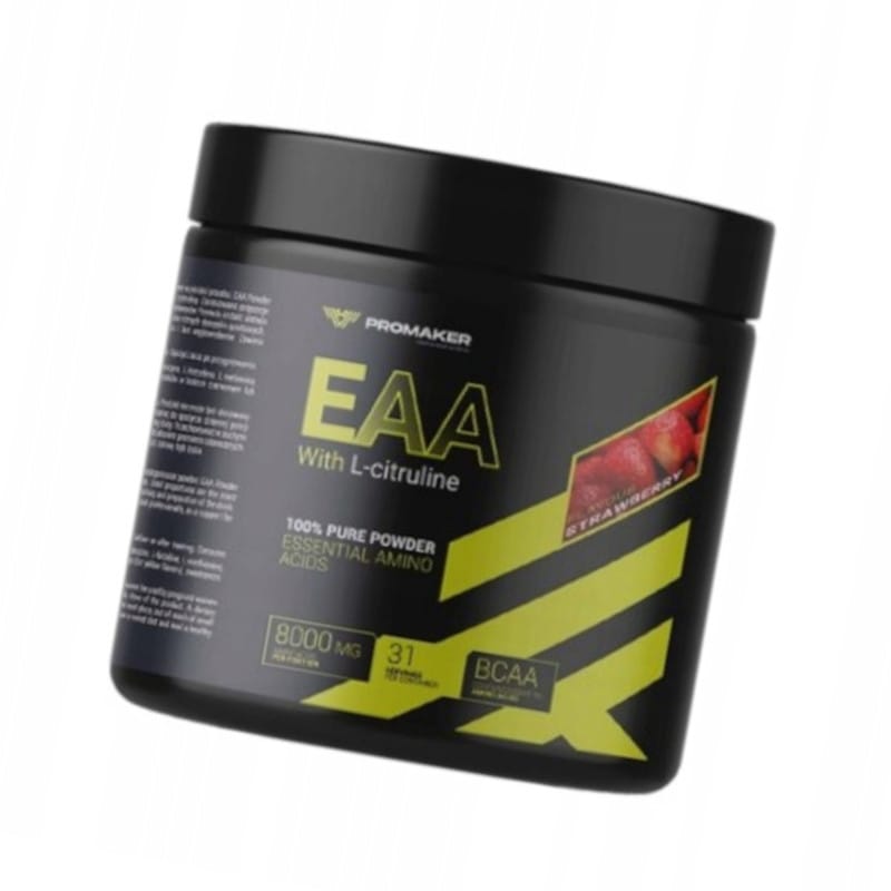 Produkt PROMAKER Suplement diety PROMAKER EAA+L Cytruline Truskawka 250g 006038