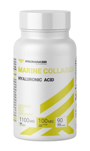 Produkt PROMAKER Suplement diety PROMAKER Kolagen Rybi + Kwas Hialuronowy 90 szt 005863