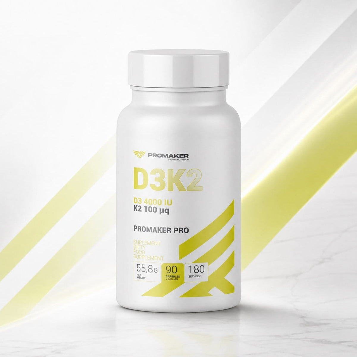 Produkt PROMAKER Suplement diety PROMAKER VIT D3+K2 90szt 006048