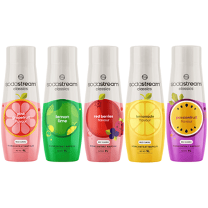 Produkt SodaStream Syropy 5x Syrop koncentrat SODASTREAM Mix smaków owocowych 440ml Z00672